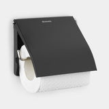 Brabantia Toilet Roll Holder Matt Black — Homelux Kenya (view 2)