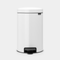 Brabantia NewIcon Pedal Bin 12L White — Homelux Kenya