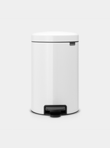 Brabantia NewIcon Pedal Bin 12L White — Homelux Kenya