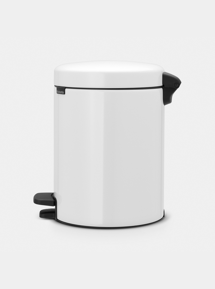 Brabantia NewIcon Pedal Bin 5L White — Homelux Kenya (view 2)