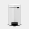 Brabantia NewIcon Pedal Bin 3L White — Homelux Kenya