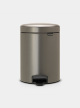 Brabantia NewIcon Pedal Bin 5L Platinum — Homelux Kenya