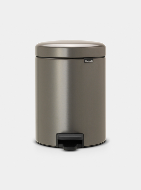 Brabantia NewIcon Pedal Bin 5L Platinum — Homelux Kenya