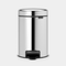 Brabantia NewIcon Pedal Bin 3L Brilliant Steel — Homelux Kenya