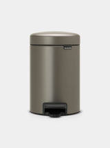 Brabantia NewIcon Pedal Bin 3L Platinum — Homelux Kenya