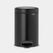 Brabantia NewIcon Pedal Bin 3L Matt Black — Homelux Kenya