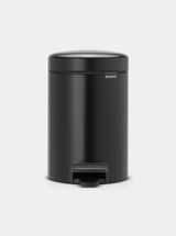 Brabantia NewIcon Pedal Bin 3L Matt Black — Homelux Kenya