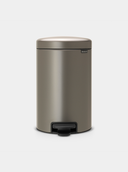 Brabantia NewIcon Pedal Bin 12L Platinum — Homelux Kenya