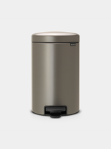 Brabantia NewIcon Pedal Bin 12L Platinum — Homelux Kenya
