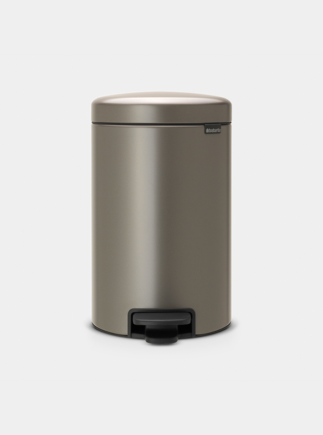Brabantia NewIcon Pedal Bin 12L Platinum — Homelux Kenya