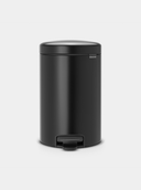Brabantia NewIcon Pedal Bin 12L Matt Black — Homelux Kenya