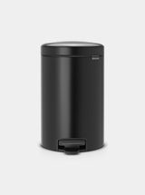 Brabantia NewIcon Pedal Bin 12L Matt Black — Homelux Kenya