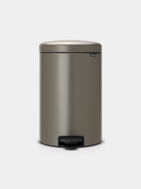 Brabantia NewIcon Pedal Bin 20L Platinum — Homelux Kenya