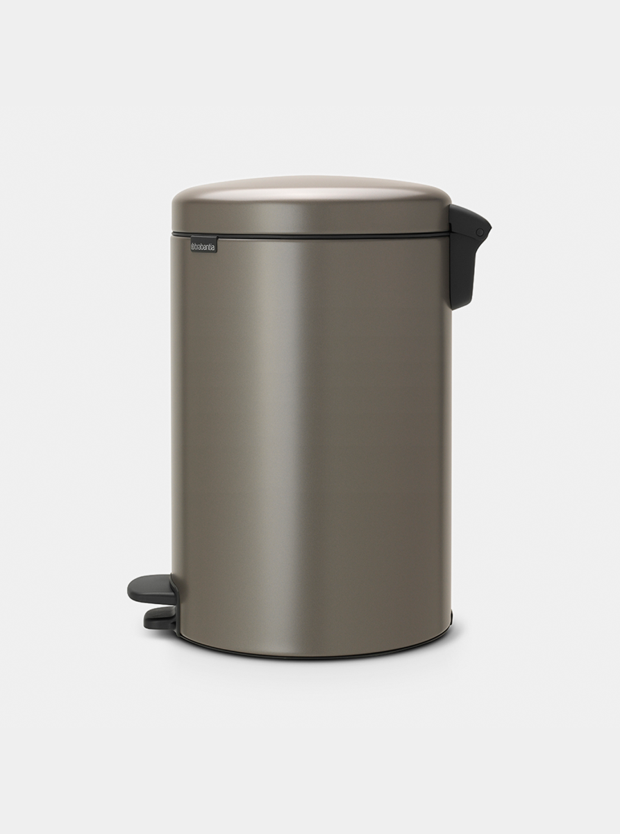 Brabantia NewIcon Pedal Bin 20L Platinum — Homelux Kenya (view 2)