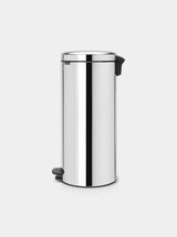 Brabantia NewIcon Pedal Bin 30L Brilliant Steel — Homelux Kenya (view 2)