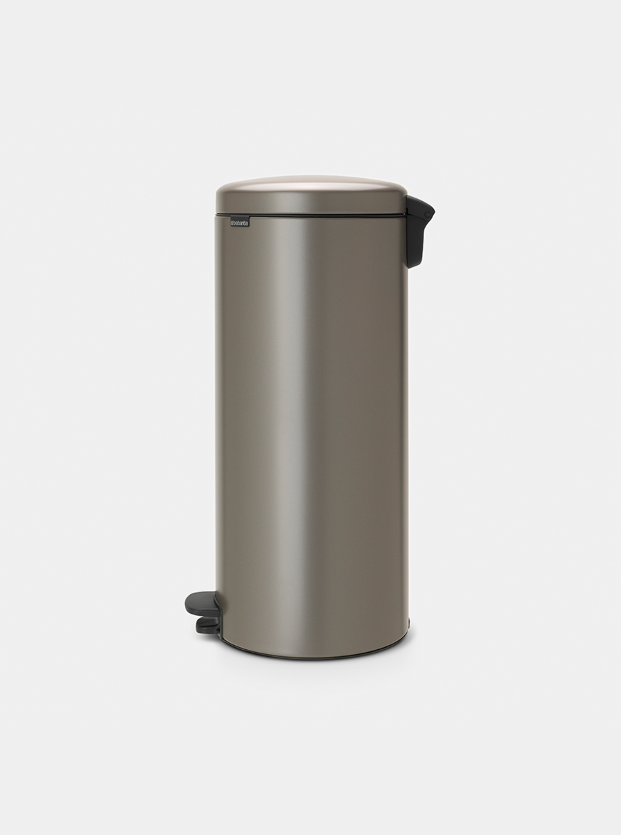 Brabantia NewIcon Pedal Bin 30L Platinum — Homelux Kenya (view 2)