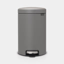 Brabantia NewIcon Pedal Bin 12L Mineral Concrete Grey — Homelux Kenya