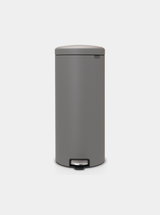 Brabantia NewIcon Pedal Bin 30L Mineral Concrete Grey — Homelux Kenya