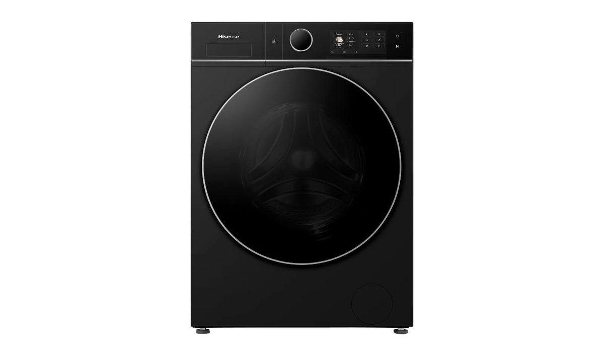 Hisense WD5I1245BBRH 12kg washer dryer with heat pump, front view