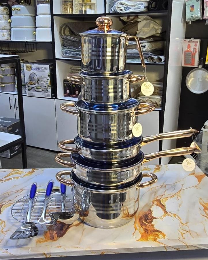 16pc Vulcana  Stainless Cooking Set