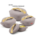 Oyster Milton 4pc Insulated Hotpot Food Warmer Set