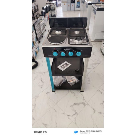 Rebune 3 Gas + 1 Electric Standing Cooker with Cabinet