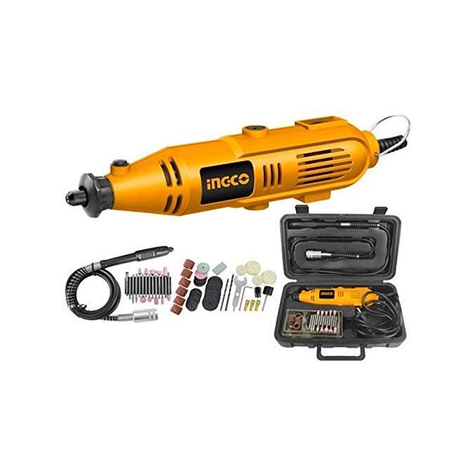 Ingco Mini Die Grinder Rotary 130W Tool Kit.