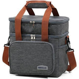 Double Compartment Insulated Lunch bag