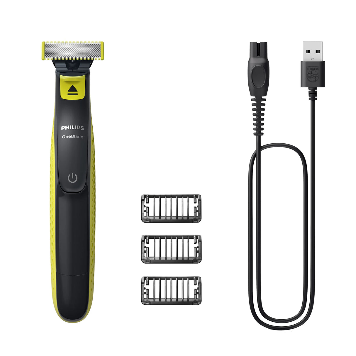 Philips OneBlade Body Kit - 3 Original Body Blades with Skin Protector & Body Comb, Fits All OneBlade Handles