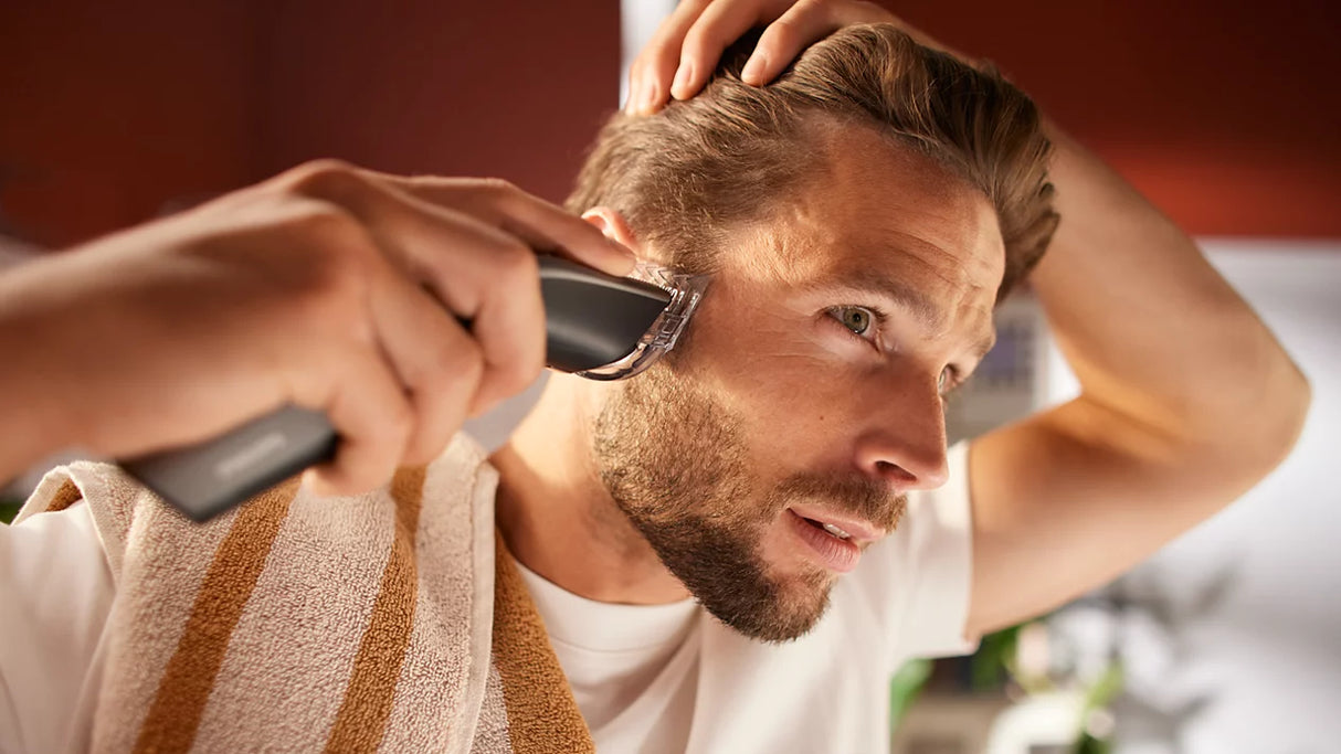 Philips 5000 Series Cordless Hair Clipper - 90 Min Runtime, 28 Length Settings, Trim & Flow Pro, Turbo Mode