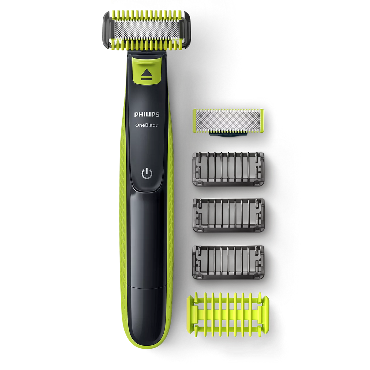 Philips OneBlade Hybrid Shaver & Trimmer - 5-in-1 Adjustable Comb, 3 Stubble Combs, Dual-Sided Blade, Fully Waterproof