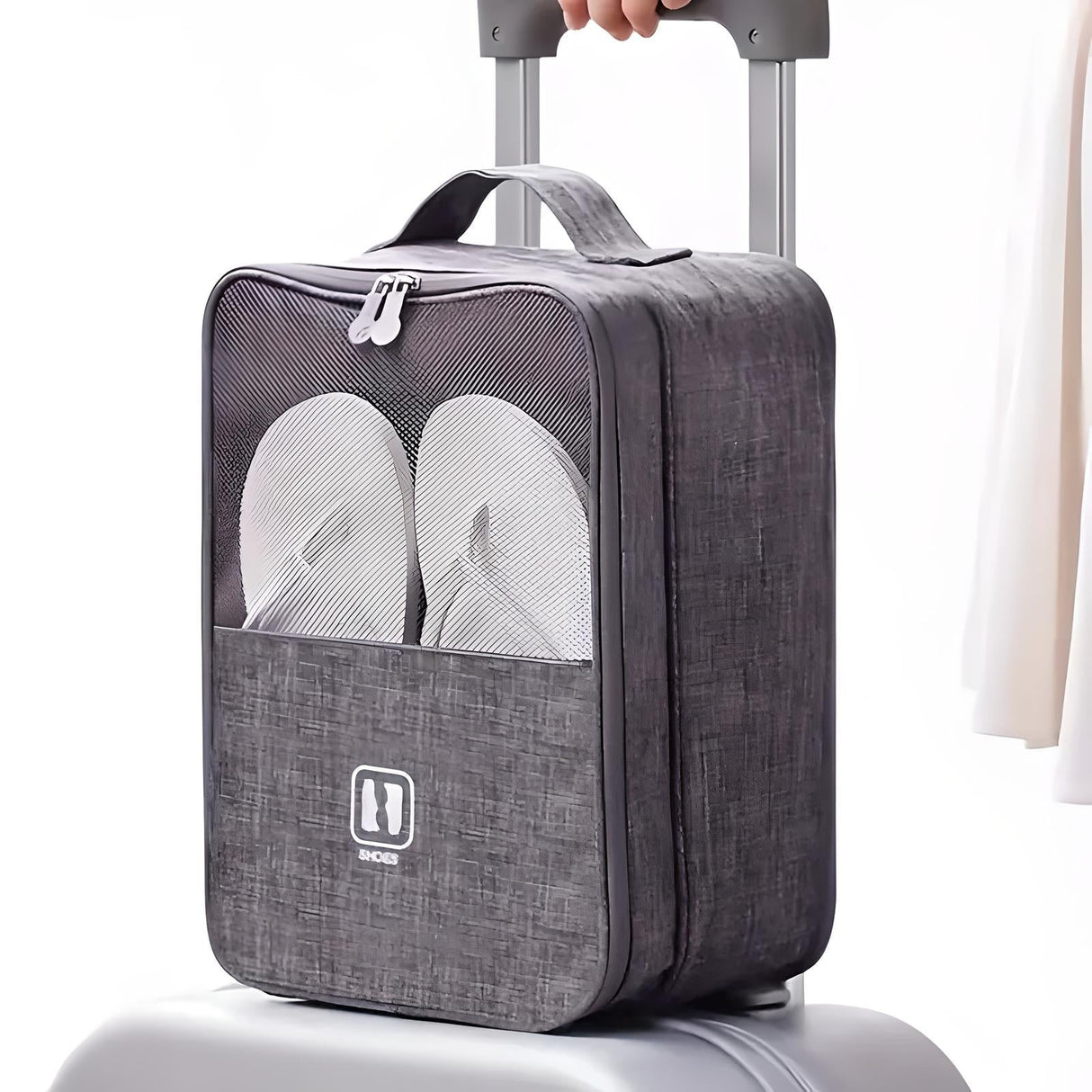 Waterproof Travel Shoe Bag Organizer | Luggage & Gym Shoe Storage Case