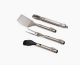 Animation demonstrating a GrillOut utensil head retracting into its handle for compact storage.