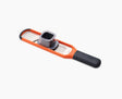 Joseph Joseph Handi-Grate 2-in-1 mini grater and slicer in orange.