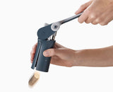 The non-stick screw thread of the BarWise corkscrew shown in detail.