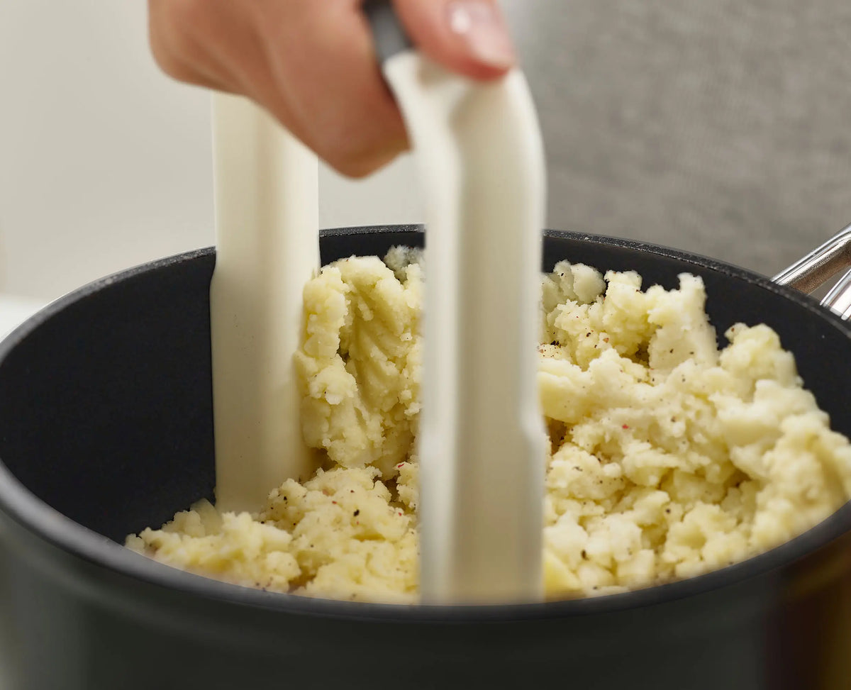 Side profile of the Easy-Mash masher showing the non-slip grip.