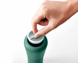Joseph Joseph Milltop salt and pepper mill set in Editions sage green open for refilling, Homelux Kenya