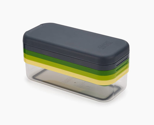 Joseph Joseph Multi-prep Compact 4-piece grater and slicer set in multicolour, sold in Kenya by Homelux Kenya