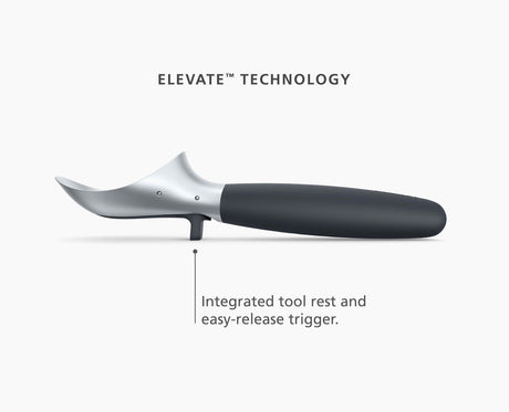 Joseph Joseph Elevate ice cream scoop product information graphic, Homelux Kenya