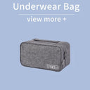 Travel Underwear & Accessories Organizer |  Multi-Compartment Packing Bag