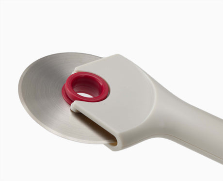 Joseph Joseph Ringo pizza cutter in stone and red hanging hole for storage, Homelux Kenya