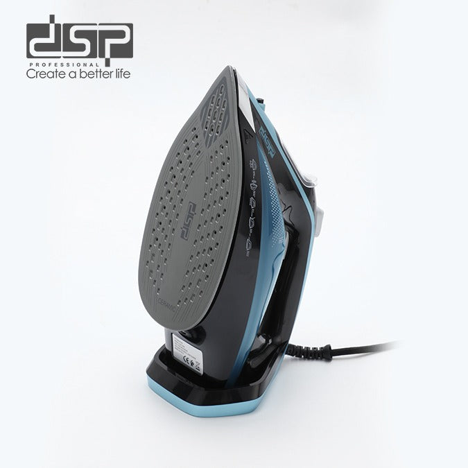 DSP 2400W Steam Iron with Ceramic Soleplate, LED Display & Auto Shut-Off – Heavy Duty Clothes Iron for Kenyan Homes