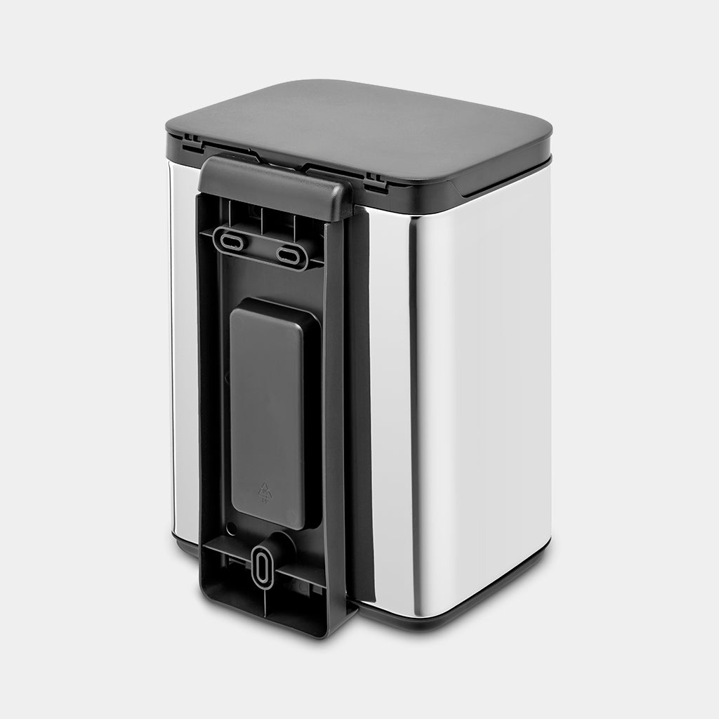 Brabantia Bo Waste Bin 4L Brilliant Steel — Homelux Kenya (view 2)