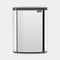 Brabantia Bo Waste Bin 12L Brilliant Steel — Homelux Kenya