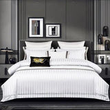 Bed Refresh 7x8: Cotton Satin Duvet Cover Set and 7x8 Bedsheet Set