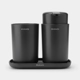 Brabantia ReNew Bathroom Accessory Set of 3 Dark Grey — Homelux Kenya