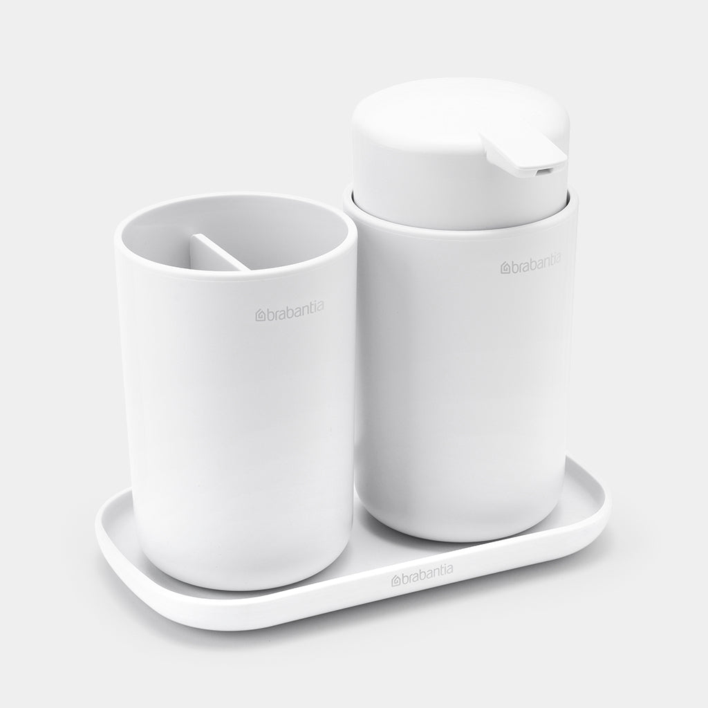 Brabantia ReNew Bathroom Accessory Set of 3 White — Homelux Kenya (view 2)