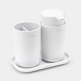 Brabantia ReNew Bathroom Accessory Set of 3 White — Homelux Kenya (view 2)