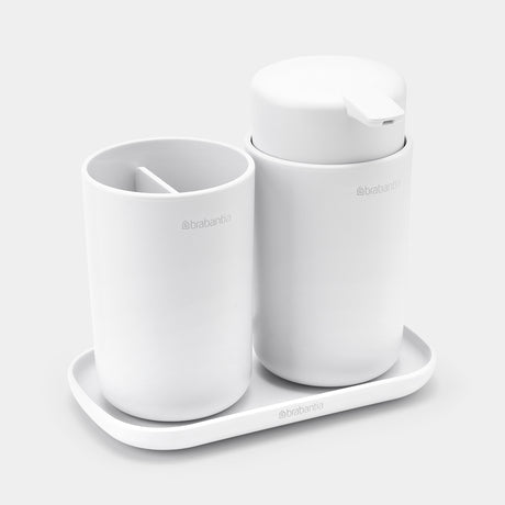 Brabantia ReNew Bathroom Accessory Set of 3 White — Homelux Kenya (view 2)