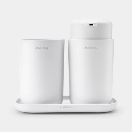 Brabantia ReNew Bathroom Accessory Set of 3 White — Homelux Kenya